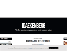 Tablet Screenshot of idaekenberg.blogg.se
