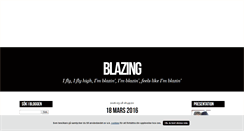 Desktop Screenshot of blazing.blogg.se