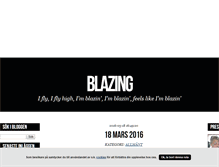 Tablet Screenshot of blazing.blogg.se