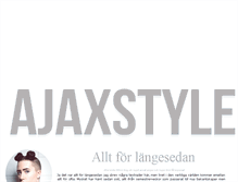 Tablet Screenshot of ajaxstyle.blogg.se