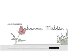 Tablet Screenshot of johannamilden.blogg.se