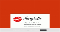 Desktop Screenshot of marybeth.blogg.se