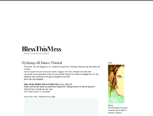 Tablet Screenshot of blessthismess.blogg.se