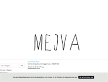 Tablet Screenshot of mejva.blogg.se