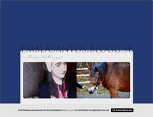 Tablet Screenshot of emblasantos.blogg.se