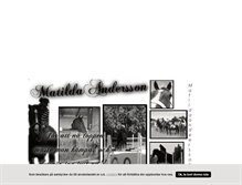 Tablet Screenshot of matildaandeersson.blogg.se