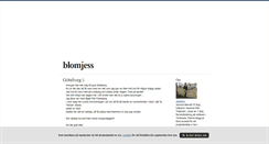Desktop Screenshot of blomjess.blogg.se