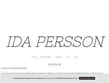 Tablet Screenshot of idaperssson.blogg.se