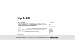 Desktop Screenshot of filipeskedahl.blogg.se