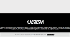 Desktop Screenshot of klassresan.blogg.se