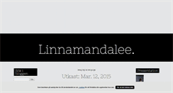 Desktop Screenshot of linnamandalee.blogg.se