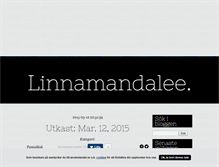 Tablet Screenshot of linnamandalee.blogg.se