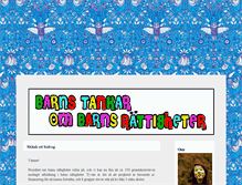 Tablet Screenshot of barnochrattigheter.blogg.se