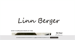 Desktop Screenshot of linnberger.blogg.se
