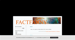 Desktop Screenshot of factfanny.blogg.se