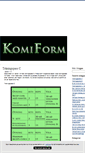 Mobile Screenshot of komiform.blogg.se