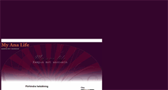 Desktop Screenshot of myanalife.blogg.se