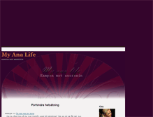 Tablet Screenshot of myanalife.blogg.se
