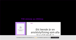 Desktop Screenshot of minneavehline.blogg.se
