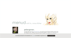 Desktop Screenshot of menud.blogg.se