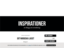 Tablet Screenshot of inspirationer.blogg.se