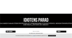 Desktop Screenshot of idiotensparad.blogg.se