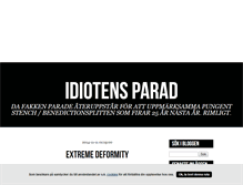 Tablet Screenshot of idiotensparad.blogg.se