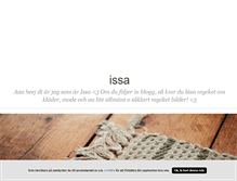 Tablet Screenshot of issa.blogg.se