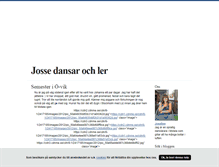 Tablet Screenshot of jossthedancer.blogg.se