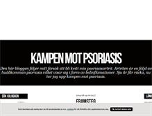 Tablet Screenshot of kampenmotpsoriasis.blogg.se
