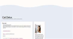 Desktop Screenshot of catdelux.blogg.se