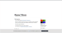 Desktop Screenshot of hannanilsson.blogg.se