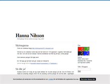 Tablet Screenshot of hannanilsson.blogg.se