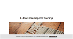 Desktop Screenshot of luleaextremsport.blogg.se