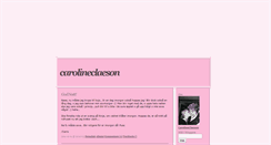 Desktop Screenshot of carolineclaeson.blogg.se