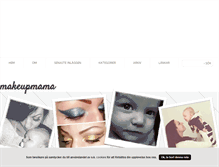 Tablet Screenshot of makeupmama.blogg.se