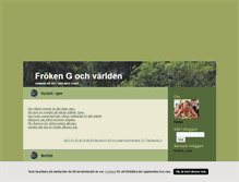 Tablet Screenshot of missgee.blogg.se