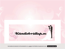 Tablet Screenshot of kandisbrollop.blogg.se