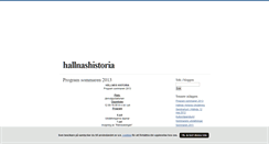 Desktop Screenshot of hallnashistoria.blogg.se
