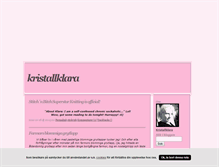 Tablet Screenshot of kristallklara.blogg.se