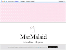 Tablet Screenshot of marmalaid.blogg.se