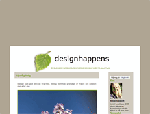 Tablet Screenshot of designhappens.blogg.se