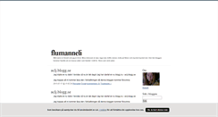 Desktop Screenshot of flumanneli.blogg.se