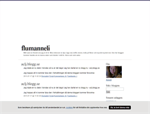 Tablet Screenshot of flumanneli.blogg.se