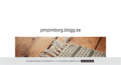 Desktop Screenshot of pimpimborg.blogg.se
