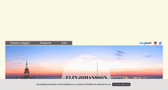 Desktop Screenshot of elinjohanson.blogg.se