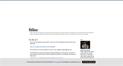 Desktop Screenshot of fitline.blogg.se