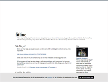 Tablet Screenshot of fitline.blogg.se