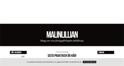 Desktop Screenshot of malinlillian.blogg.se