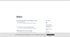 Desktop Screenshot of itclara.blogg.se